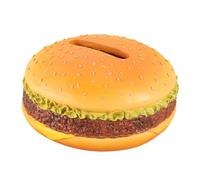 Joli support de boîte à mouchoirs en papier en forme de hamburger pour serviettes et matériaux durables (rondeur)