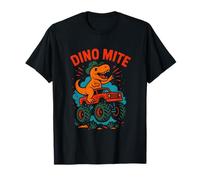 Joli T-Rex Dino Mite pour garçons, Monster Truck pour enfants T-Shirt