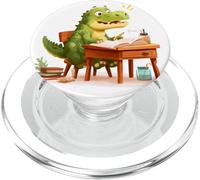 Joli T-Rex étudiant Les Enseignants et Les élèves pour la rentrée Scolaire PopSockets PopGrip pour MagSafe