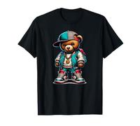 Joli t-shirt hip-hop ours en peluche des années 90 hiphop y2k basket-ball T-Shirt