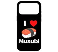 Joli t-Shirt Japonais avec Inscription « I Love Musubi » Coque pour iPhone 17 Pro Max