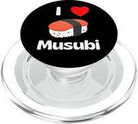Joli t-Shirt Japonais avec Inscription « I Love Musubi » PopSockets PopGrip pour MagSafe