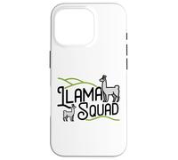 Joli t-Shirt Lama pour Filles Llama Squad Coque pour iPhone 16 Pro