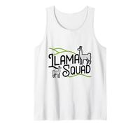 Joli t-Shirt Lama pour Filles Llama Squad Débardeur