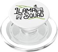 Joli t-Shirt Lama pour Filles Llama Squad PopSockets PopGrip pour MagSafe