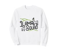 Joli t-Shirt Lama pour Filles Llama Squad Sweatshirt