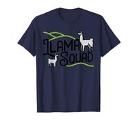 Joli t-Shirt Lama pour Filles Llama Squad T-Shirt