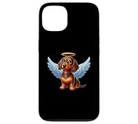Joli teckel angélique avec ailes Coque pour iPhone 13