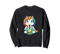 Joli Thé Aux Perles Kawaii Boba Bubble Tea Unicorn Sweatshirt