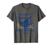 Joli thème « I Wonder If Bird Watching Thought Bubble Nature » T-Shirt