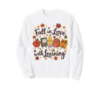 Joli tombé Amoureux de l'enseignant d'apprentissage pour Femmes et Enfants Sweatshirt