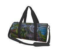 Joli Train à Vapeur, Sac de Voyage de Grande capacité, Sac à Main Rond, Sac de Voyage de Sport, fourre-Tout, Sac de Fitness