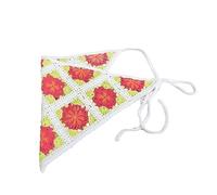 Joli turban en crochet délicat pour filles qui prennent des photos, écharpe de cheveux, bandeau tricoté pour femme, accessoire de cheveux en crochet pour femme, bandeau fait à la main avec motif