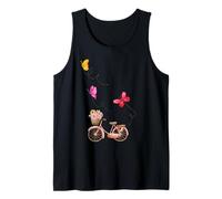Joli vélo Aquarelle avec Papillon pour t-Shirt Débardeur