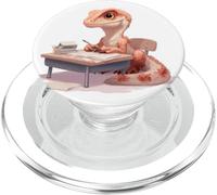 Joli vélociraptor étudiant Les Enseignants et Les élèves pour la rentrée Scolaire PopSockets PopGrip pour MagSafe