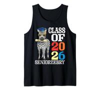 Joli zèbre Seniorzebry Class of 2026 Senior Graduation Day Débardeur