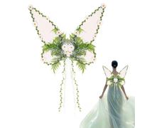 Jolie Ailes De Fée, Ailes De Papillon Pour Femme Adulte, Aile Scintillantes Avec Fleurs, Déguisements D'aile D'ange Pour Fille, Cosplay D'Halloween, Accessoires De Scène D'déguisement Pour Fille