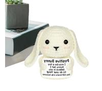 Jolie au crochet - Faite à la main pour câliner, crocheter un soutien émotionnel, animaux positifs | Embrasse de sac, souvenir d'anniversaire, porte-clés de vache, visage souvenir créatif et