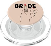 Jolie Bague de Mariage pour Lune de Miel, Enterrement de Vie de Jeune Fille PopSockets PopGrip pour MagSafe