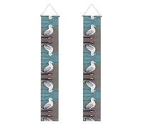 Jolie bannière de fête de remise de diplôme de mouette - Une bannière polyvalente pour une utilisation en intérieur et en extérieur, parfaite pour une variété de célébrations de remise de diplôme