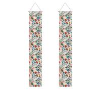 Jolie bannière de porche imprimée tigre blanc pour remise de diplôme, décoration durable pour porte de félicitations