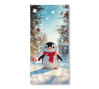 Jolie bannière décorative pour porte d'entrée, décoration de porte d'entrée, fournitures de vacances d'intérieur et d'extérieur 91,4 x 183 cm