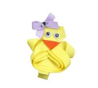 Jolie barrette à cheveux sur le thème de Pâques avec poulet/lapins - Pour le printemps, les vacances, le quotidien