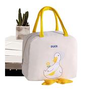 Jolie boîte à déjeuner - Sac à déjeuner dessin animé | Boîte à tiffin avec fermeture éclair lisse, fourre-tout isotherme avec tissu résistant à l'usure, sacs alimentaires, porte-collation portable