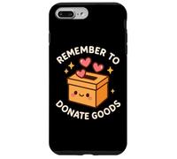 Jolie boîte à Dons « Remember to Donate Goods» Coque pour iPhone 7 Plus/8 Plus