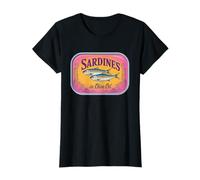 Jolie boîte de Sardines côtières pour l'été T-Shirt