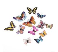 Jolie breloque qui donne vie à vos murs avec ce magnifique lot de papillons phosphorescents