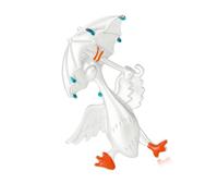 Jolie broche en alliage en forme de canards pour vestes, sac à dos, chapeau, accessoire de mode, cadeau, One Size, Comme décrit