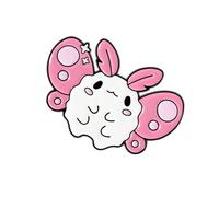 Jolie broche en forme de chauve-souris et lapins en alliage pour accessoires de mode, broche de dessin animé tendance pour tenues, One Size, Comme décrit