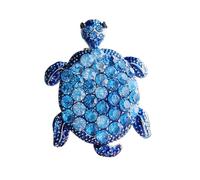 Jolie broche en forme de tortue avec coque en alliage transparent - Accessoire portable pour vestes, sacs, décoration, One Size, Comme décrit