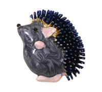 Jolie broche hérisson 3D avec fermeture sécurisée d'inspiration vintage, accessoire de bijoux pour un usage quotidien. Jolie broche hérisson avec revêtement, One Size, Comme décrit