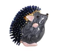 Jolie broche hérisson 3D avec fixation sécurisée, accessoires de bijoux d ' inspiration vintage pour un usage quotidien, jolie broche hérisson à revêtement