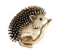 Jolie broche hérisson 3D avec fixation sécurisée, accessoires de bijoux d ' inspiration vintage pour un usage quotidien, jolie broche hérisson à revêtement