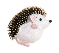Jolie broche hérisson 3D avec fixation sécurisée, accessoires de bijoux d ' inspiration vintage pour un usage quotidien, jolie broche hérisson à revêtement