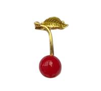 Jolie broche sur le thème des fruits - Broche colorée en alliage pour mettre à niveau les tenues décontractées, taille unique, Comme décrit