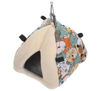 Jolie Cabane pour Hamster en Coton, Cachette D’hiver pour Petits Animaux | Nid Semi-fermé, Espace pour Jouer et Se Reposer, Aspect Créatif et Attrayant, Usage Maison