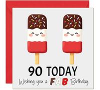 Jolie carte d'anniversaire 90 ans « Fabulous Ice Lolly » pour 90e ans 90 ans 90 ans 90 ans 90 ans