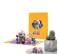 Jolie carte d'anniversaire | Carte de vœux en papier | Cartes postales créatives 3D pour adultes, filles, garçons, hommes, femmes, rassemblements, maman