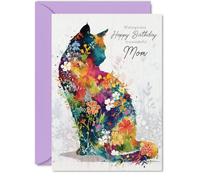 Jolie carte d'anniversaire pour maman, pleine d'affection