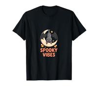Jolie Chauve-Souris Kawaii effrayante Vibes Halloween Moon Candy T-Shirt