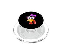 Jolie Chemise avec nœud Rose avec Visage de Dinde PopSockets PopGrip pour MagSafe