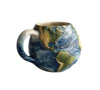 Jolie collection de tasses planétaires, tasses à café sur le thème de l'espace pour café, thé et lait, cadeau parfait pour homme et femme (terre)