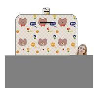 Jolie couverture de pique-nique - Couverture de parc, tapis de jeu à motif animal, 150 x 200 cm, imperméable, lavable, anti-sable, pour canapé, camping, randonnée, parc