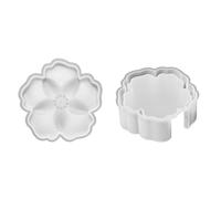 Jolie De Moules Silicone Robustes Flexibles En Forme Fleur Forme Fleurs Pour Fabriquer Des Sous-verres Et Des Ornements À Domicile Moule D'artisanat Silicone