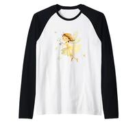Jolie fée avec pissenlit pour une touche amusante et magique Manche Raglan