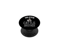 Jolie Ferme laitière Holstein Cattle Brother PopSockets PopGrip Adhésif
